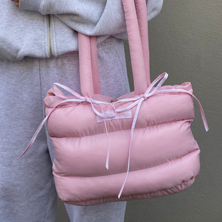 Puffer Tote - Pink