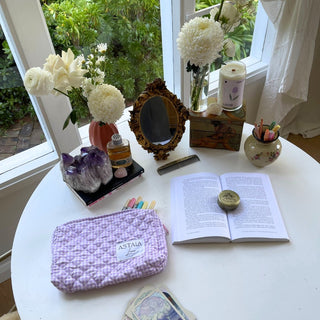 Quilted makeup bag makeup bag astala luna carry all makeup pouch pencil bag brushes bag makeup case vintage floral vanity case cosmetic bag Laptop case laptop bag quilted laptop cover laptop