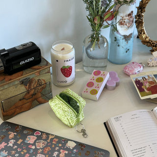 Quilted makeup bag makeup bag astala luna carry all makeup pouch pencil bag brushes bag makeup case vintage floral vanity case cosmetic bag Laptop case laptop bag quilted laptop cover laptop